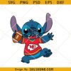 Stitch Kansas City Chiefs SVG, KC Chiefs football svg, Stitch football SVG