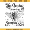 Cicada Concert Tour 2024 svg, Cicada reunion Svg, Cicada shirt svg