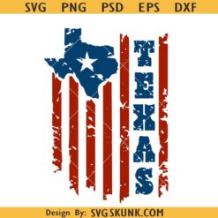 Distressed Texas flag SVG