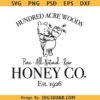 Hundred acre woods Winnie Pooh Honey Co svg