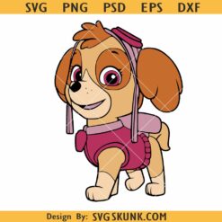 Paw Patrol Skye SVG, Paw birthday girl svg, Air Rescue Dog Svg, Paw Patrol svg