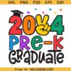 PreK Grad 2024 Svg, 2024 Preschool Graduate Svg, Preschool Last Day of School Svg