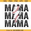 T-Ball mama distressed lightning bolt SVG, mama stacked svg, T-Ball mama svg