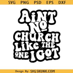 Ain’t No Church like the One I Got SVG, religious SVG, Christian shirt SVG