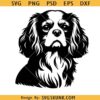 Cavalier King Charles Spaniel SVG, dog breed svg, Cavalier clipart