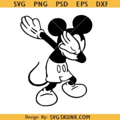 Dabbing Mickey Mouse SVG, Mickey Mouse dabbing SVG, Disney Mickey svg, Mickey vector SVG