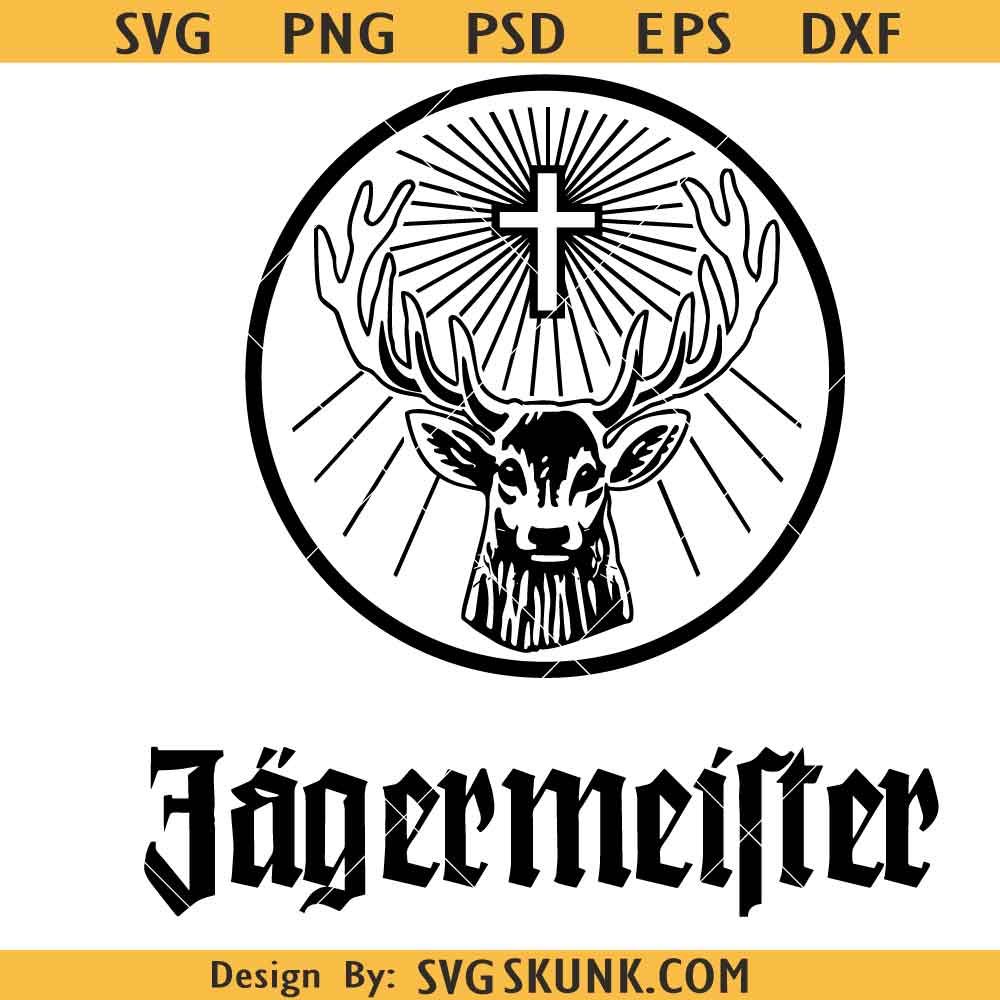 Jagermeister Logo SVG, Jager svg, alcohol logo svg, Jagermeister vector