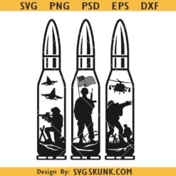 Soldier Bullet scene SVG, American Troops Svg, army dad svg, Veterans Day SVG