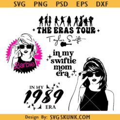 Taylor Swiftie Svg Bundle, Swiftie Est 1989 Svg, In My Swiftie Era Svg, The Eras Tour svg