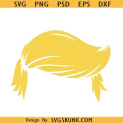 Trump hair SVG, Donald Trump hair SVG, Trump hair PNG