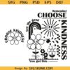 Choose kindness back and pocket design SVG, choose kindness svg, remember to be kind svg