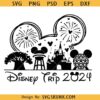 Disney Family Trip 2024 svg, 2024 Family Vacation SVG, Magical World Vacation Svg