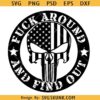 FAAFO punisher skull flag svg, Punisher Skull SVG, 2nd Amendment SVG