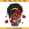 Hello Kitty Afro mom life SVG, Hello Kitty afro hair SVG, Hello Kitty mom life svg