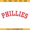 Phillies varsity font SVG, Phillies Jersey font SVG, Philadelphia Phillies svg