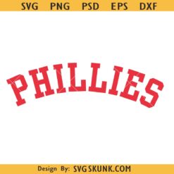 Phillies varsity font SVG, Phillies Jersey font SVG, Philadelphia Phillies svg