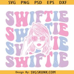 Retro wavy Swiftie SVG, Taylor Swift svg, retro Swiftie svg