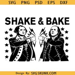 Shake and Bake George Washington and Abraham Lincoln svg