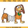 Slinky Dog Toy Story SVG, Disney Slinky Dog SVG, Abs of Steel dog svg