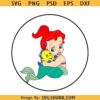 The little Mermaid and Flounder svg, The little Mermaid SVG, Ariel SVG