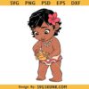Baby Moana SVG PNG, Moana SVG, Baby Moana Outline SVG, Baby Moana PNG, Disney Moana SVG