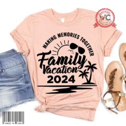Family vacation 2024 making memories together svg