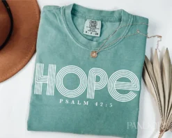 Hope bible verse svg, inspirational Svg, Psalm 42:5 Svg, Christian shirt svg, Jesus Svg