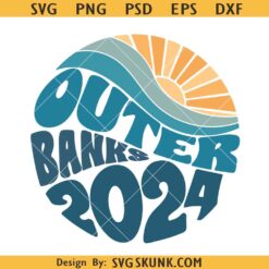 Outer Banks 2024 SVG, Beach vibes svg, Family vacation svg