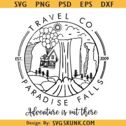 Paradise Falls Adventure is out there SVG, paradise falls svg, family vacation svg
