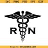 RN nurse emblem logo SVG, RN nurse svg, medical symbol RN Nurse svg