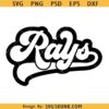 Rays Baseball Team Svg, Tampa Bay Rays svg, Rays mascot svg