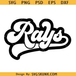Rays Baseball Team Svg, Tampa Bay Rays svg, Rays mascot svg