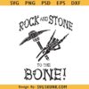 Rock And Stone To The Bone SVG, Skeleton Rock SVG PNG