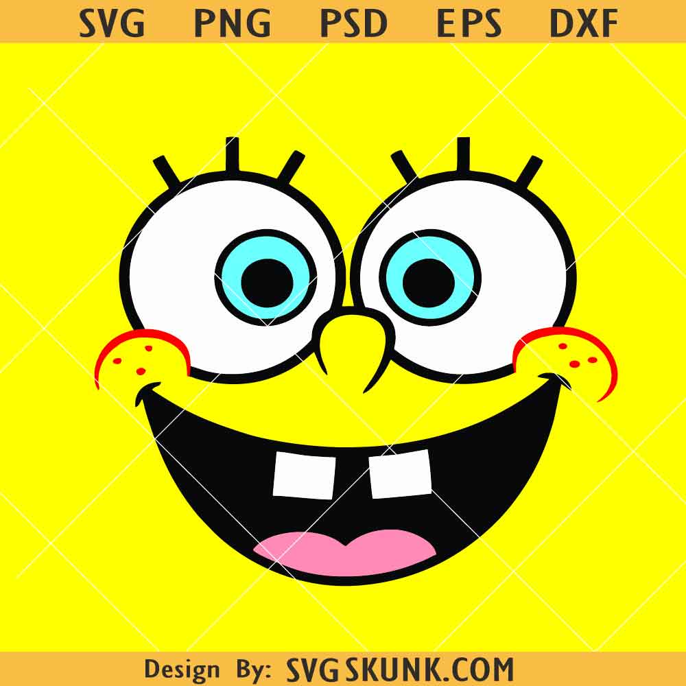 SpongeBob Faces Svg, SpongeBob PNG, Patrick star svg, SpongeBob ...