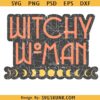 Witchy woman retro vintage SVG, mystical shirt svg, Halloween witch svg