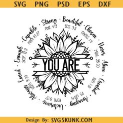 You are affirmative Bible verses svg, You Are Inspirational svg, Bible Verse Svg