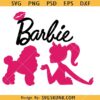 Barbie Kiss SVG, Movie Barbie Kiss SVG, Barbie Clipart SVG, Barbie PNG, Princess SVG