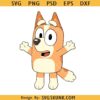 Bingo Jump layered SVG, Bluey Bingo svg, Bluey character svg, Bingo Jump svg
