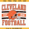 Cleveland Football SVG, Cleveland Football Helmet SVG, Cleveland Svg, Football Team Logo SVG, American Football Svg