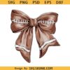 Coquette Football bow svg, Coquette Football png, Football Bow svg, Football mom svg, Game Day shirt svg