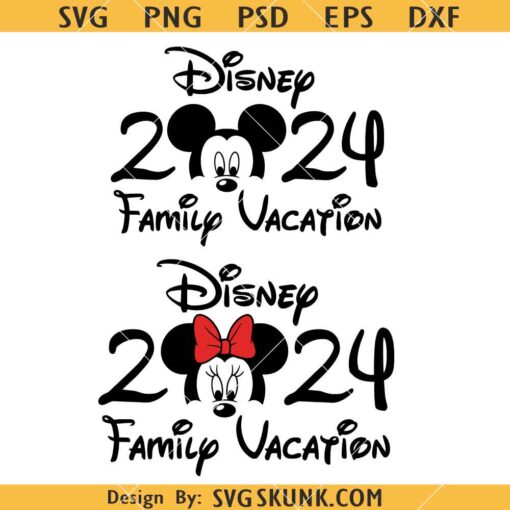 Disney Family Vacation 2024 svg, Family Trip 2024 SVG, Disney Vacation 2024 SVG, Making Disney Memories SVG