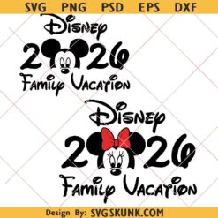 Disney Family Vacation 2026 svg png, Family Trip 2026 png svg, Disney Vacation 2026 SVG, Making Disney Memories SVG