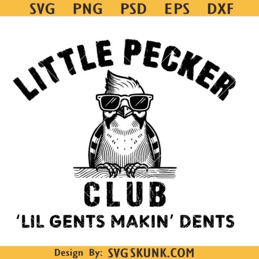 Little Pecker Club SVG, Funny Bird SVG, Birders Club SVG, Little Gents Svg, Little Peckers SVG, Dirty Humor SVG