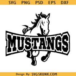 Mustangs Team spirit SVG, Mustang mascot svg, Mustangs pride svg, Mustangs SVG