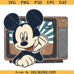Retro Mickey Disney World SVG, Retro Mickey SVG, Mickey Vintage SVG, Disney SVG, Disney MICKEY SVG