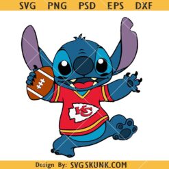 Stitch KC Chiefs SVG, Stitch Kansas City Chiefs SVG, Stitch football, Stitch KC Chiefs svg