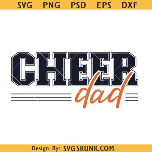 Cheerleader dad SVG, cheer coach svg, cheerleader svg, coach svg, football svg    