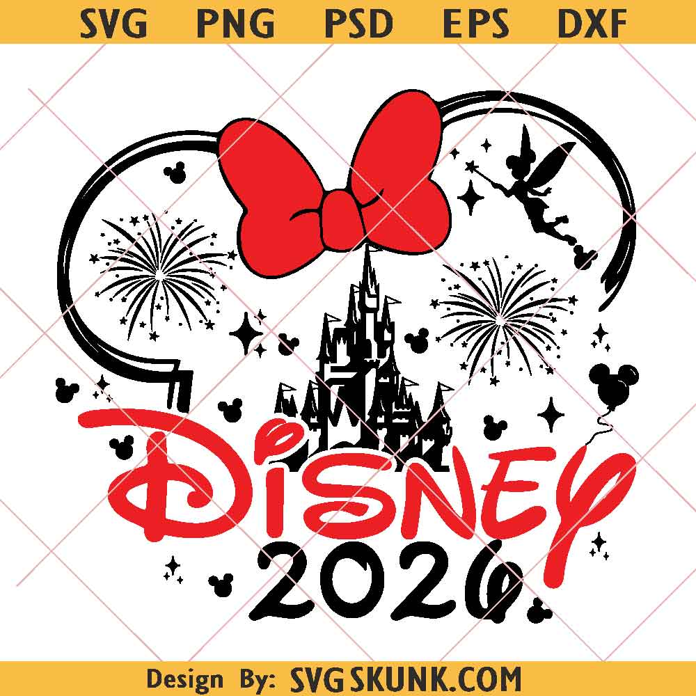 Minnie Mouse Disney Castle 2026 svg png, Minnie castle svg png, family vacation 2026 svg