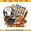 Preppy Texas Football SVG, Texas State Football SVG, Texas Football SVG, Football Mom SVG, Texas svg     