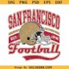 San Francisco Football Helmet SVG, Francisco 49ers logo png, NFL football team svg